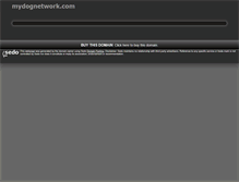 Tablet Screenshot of mydognetwork.com
